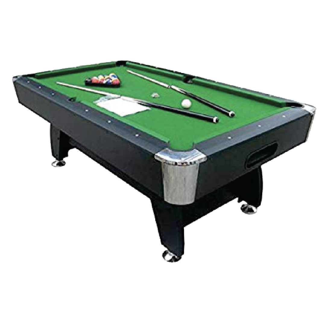 Energy Star Billiard Table, 8 Feet, Green Cloth, P181A08